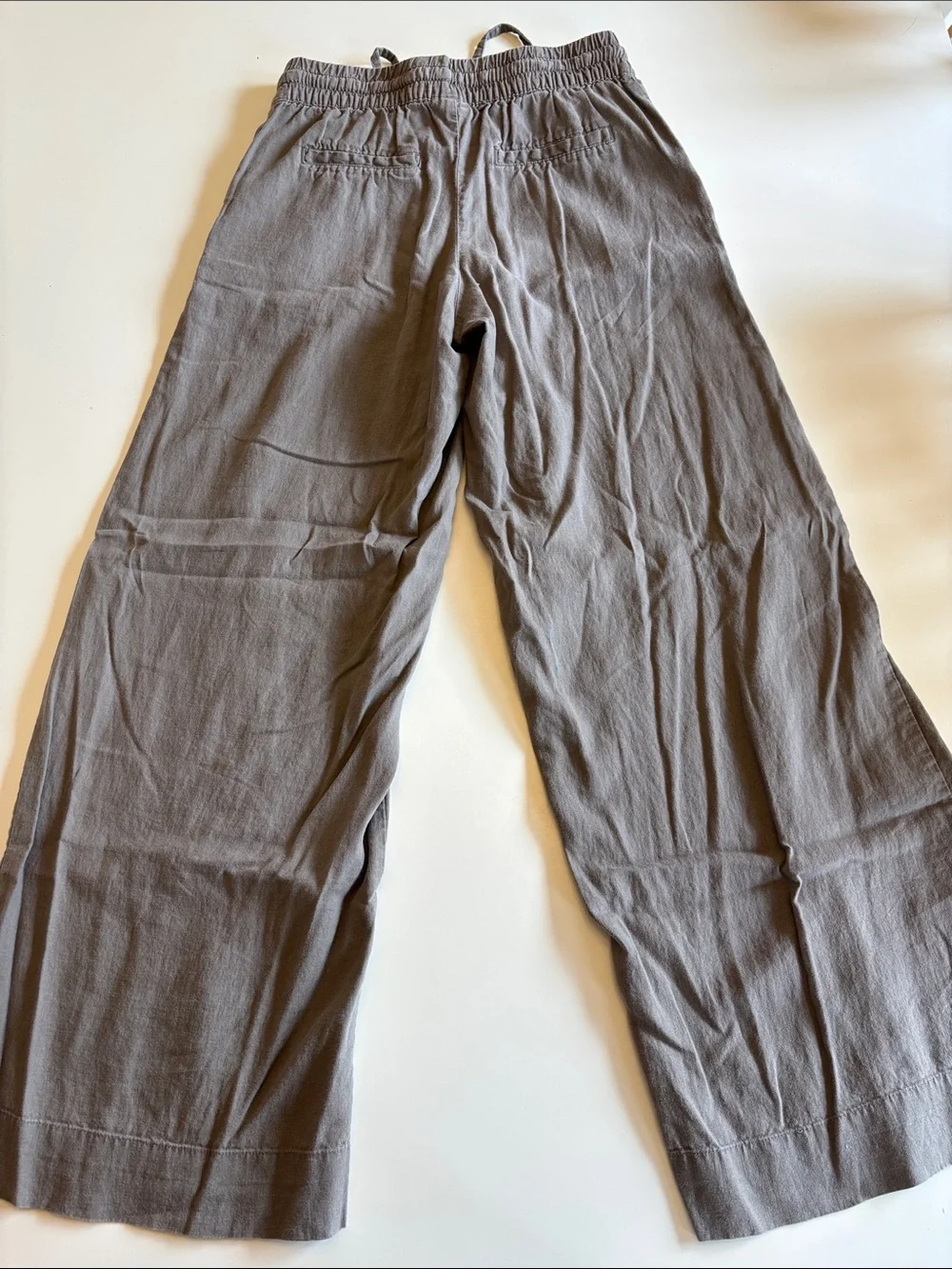 a new day Wide-Leg Drawstring Pants in Gray